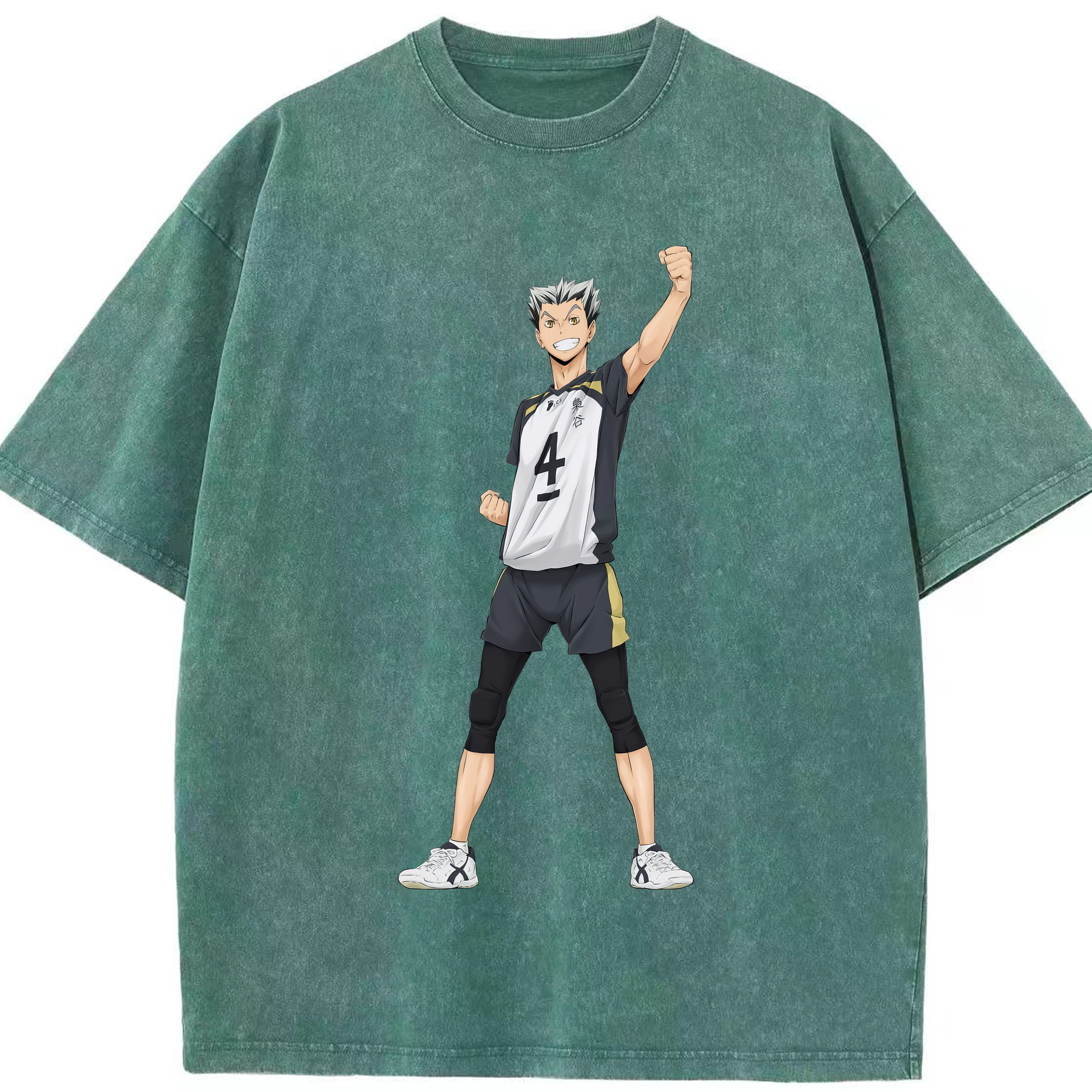 （画像用） ハイキュー!! Haikyu!! 綿100% ヴィンテージ風 半袖Tシャツ（フロントプリント）